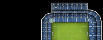 Seat view from Shortside Lower