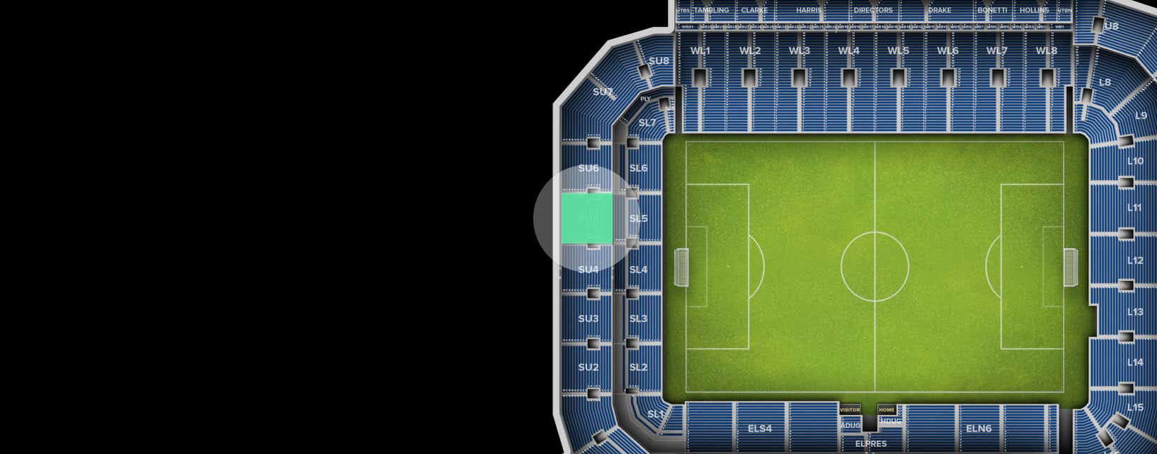 Seat view from Shortside Upper