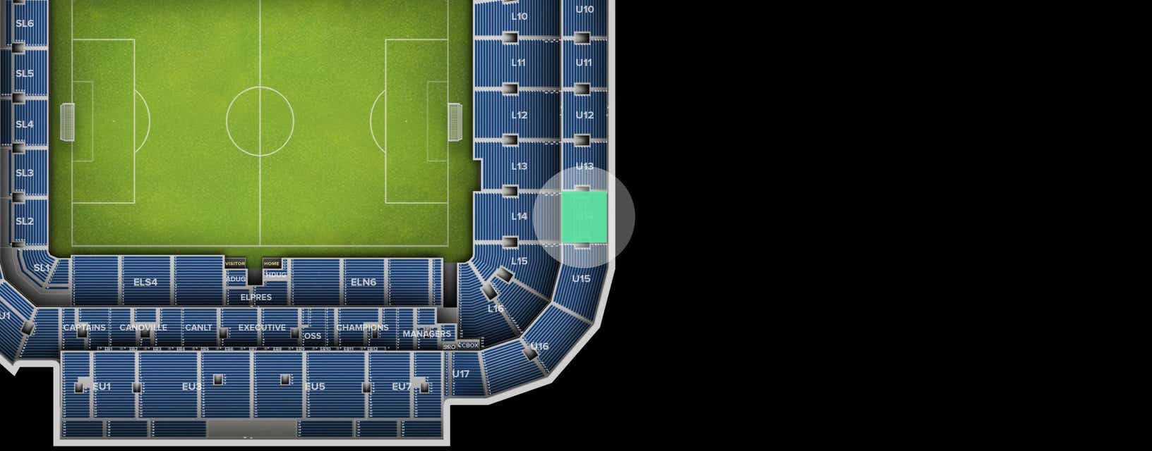 Seat view from Shortside Upper