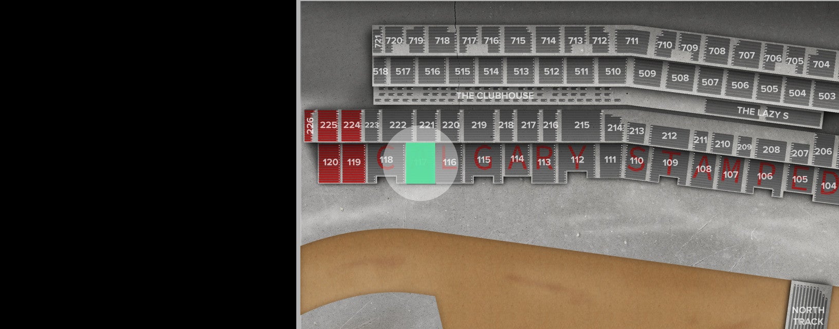 Seat view from South End
