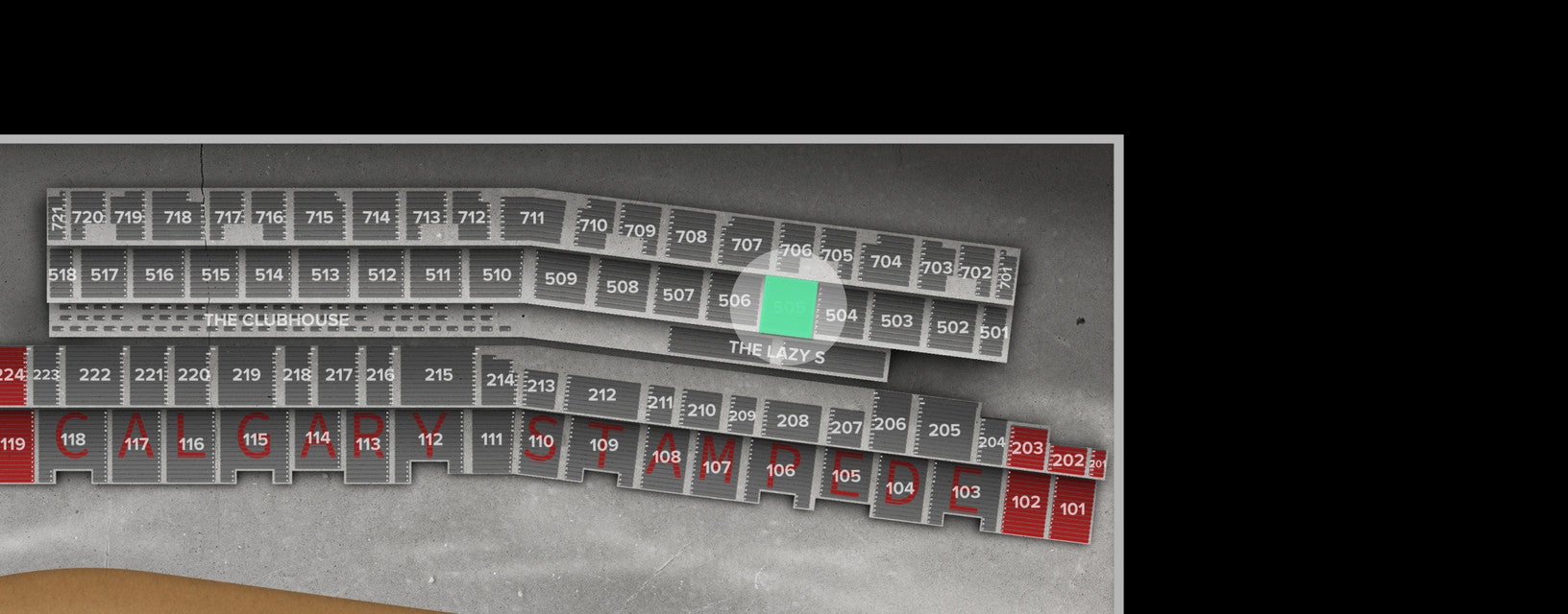 Seat view from North Centre