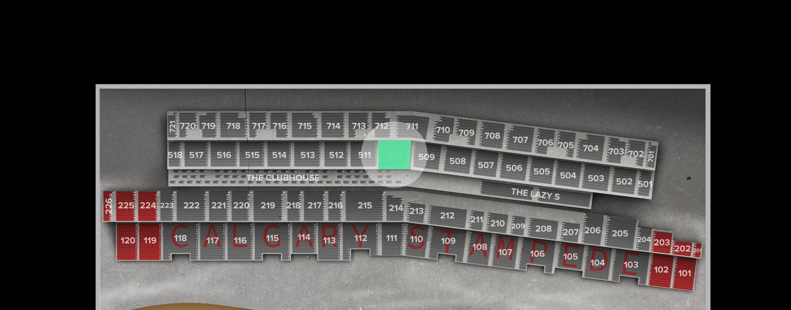 Seat view from Centre
