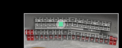 Seat view from North Centre