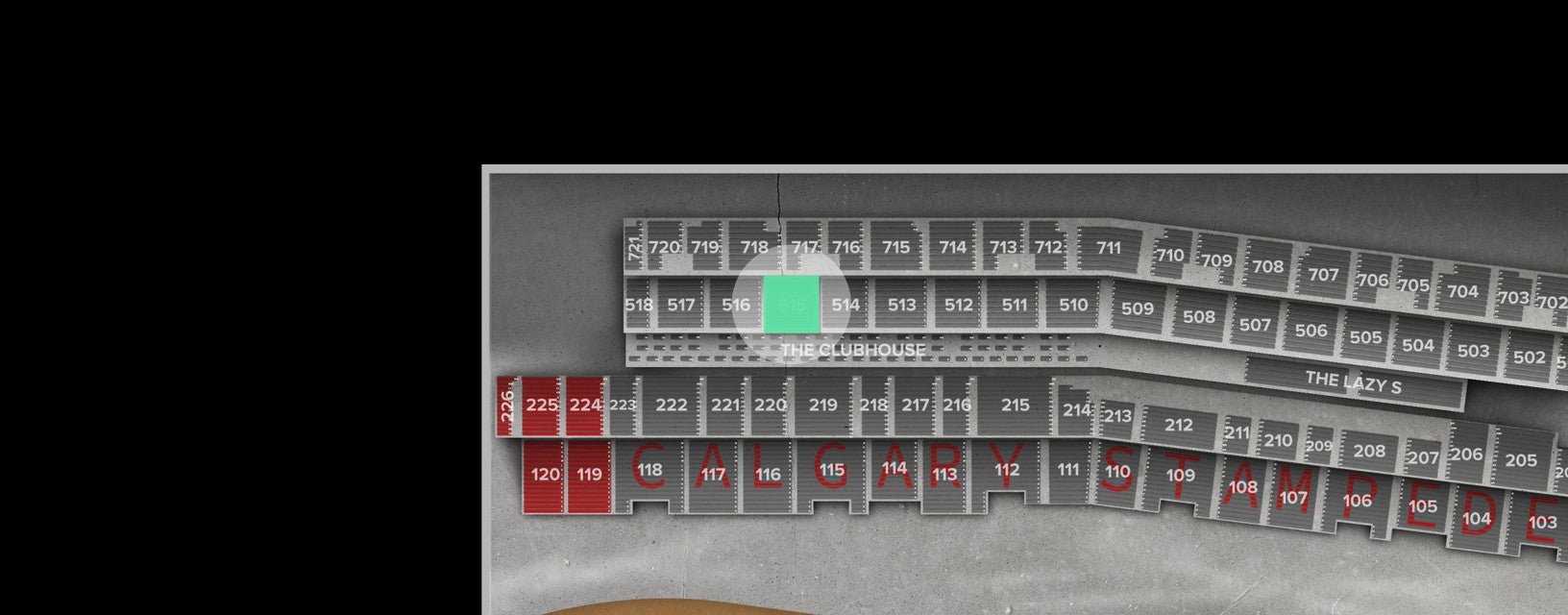 Seat view from North End
