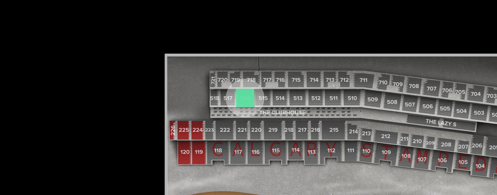 Seat view from North End