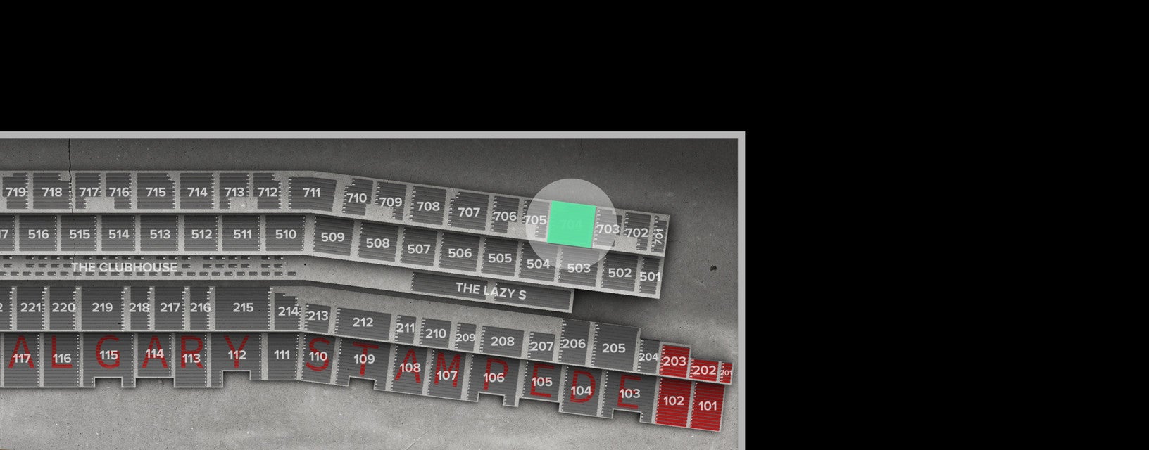 Seat view from North End