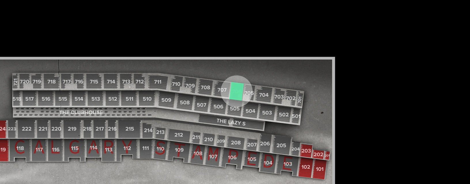 Seat view from North Centre