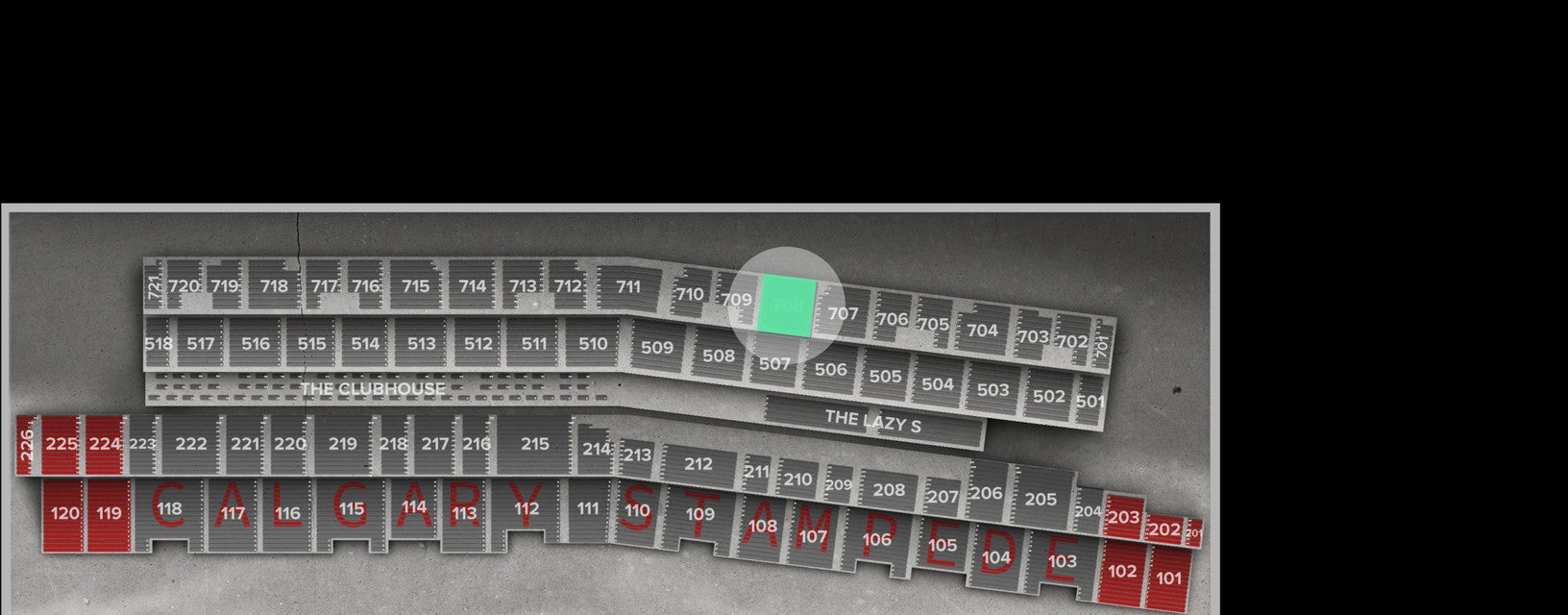 Seat view from North Centre