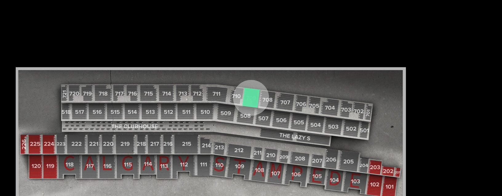 Seat view from Centre