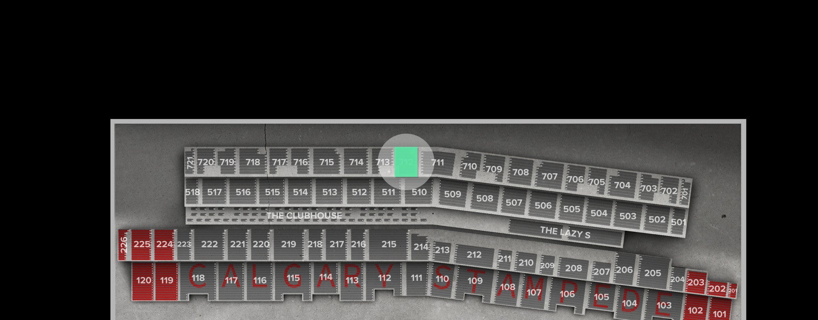 Seat view from Centre