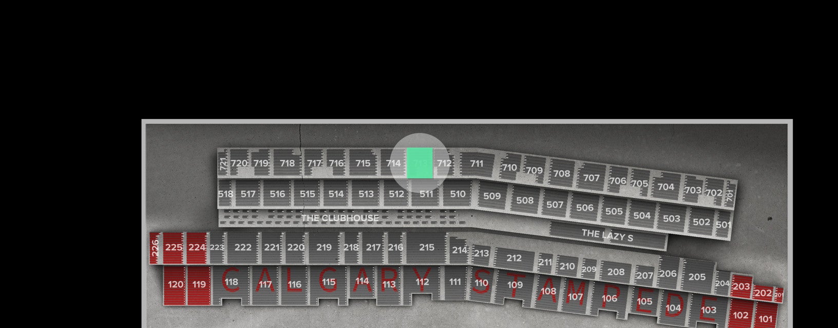 Seat view from Centre