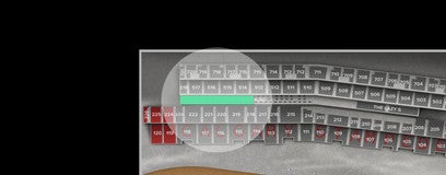 Seat view from The Clubhouse