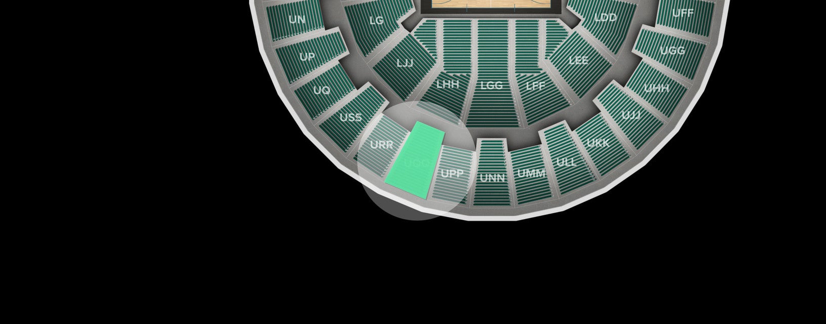 Seat view from Upper