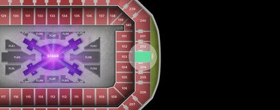 Seat view from Upper