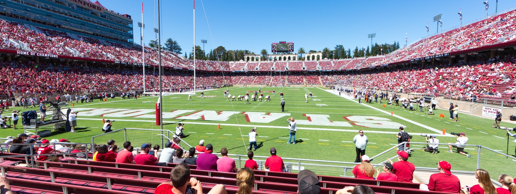 Seat view from Lower End Zone