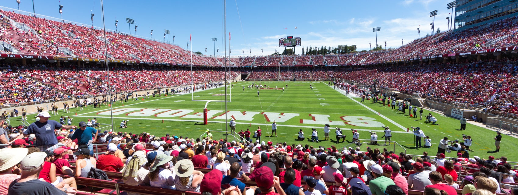 Seat view from Lower End Zone