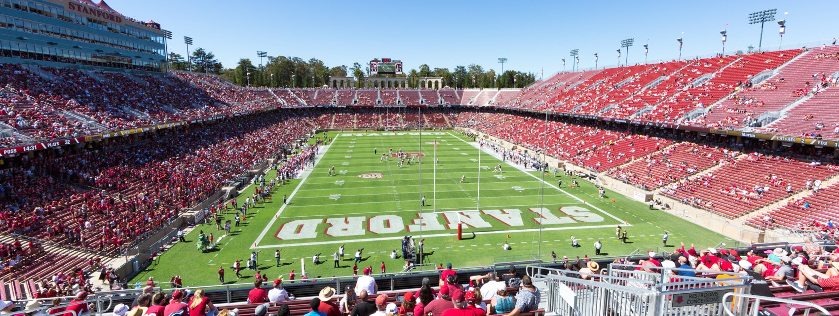 Seat view from Upper End Zone
