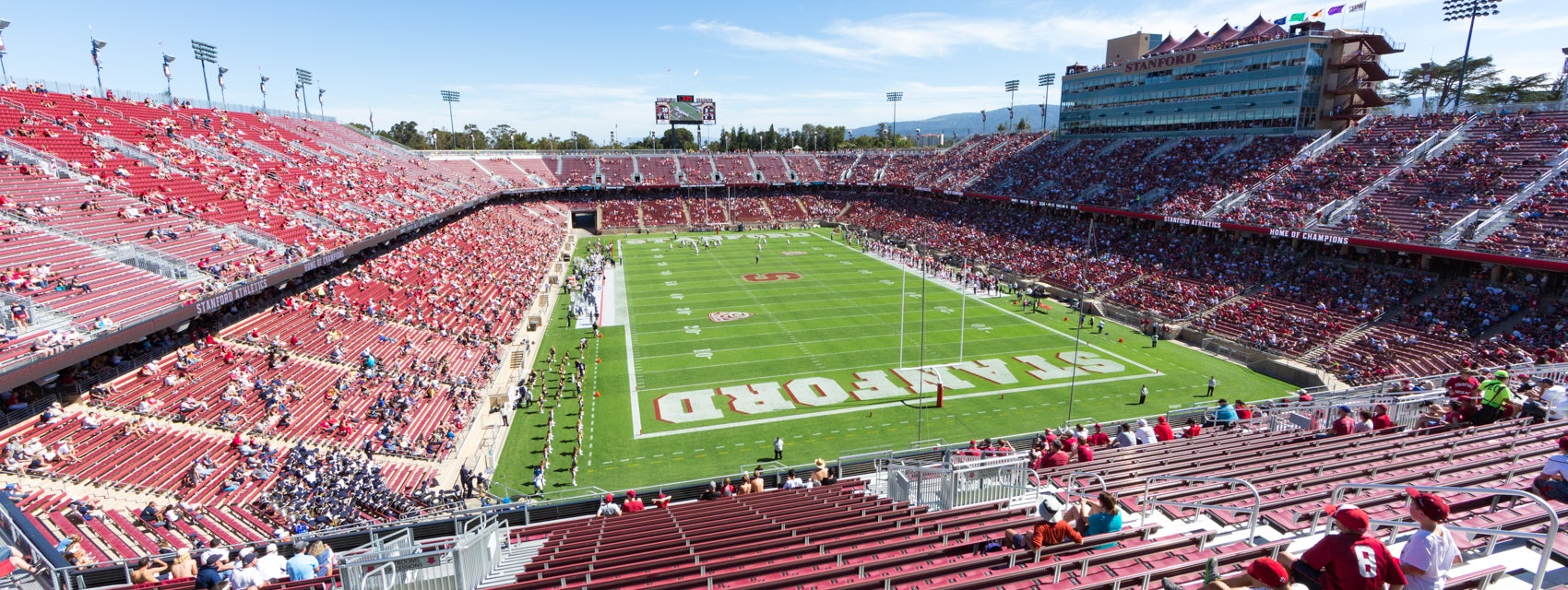 Seat view from Upper End Zone