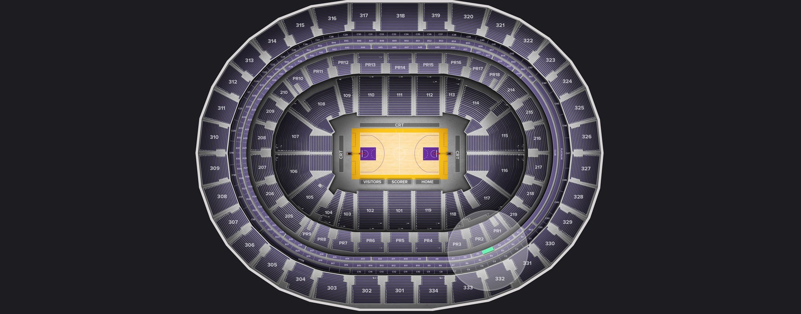 Seat view from Suite