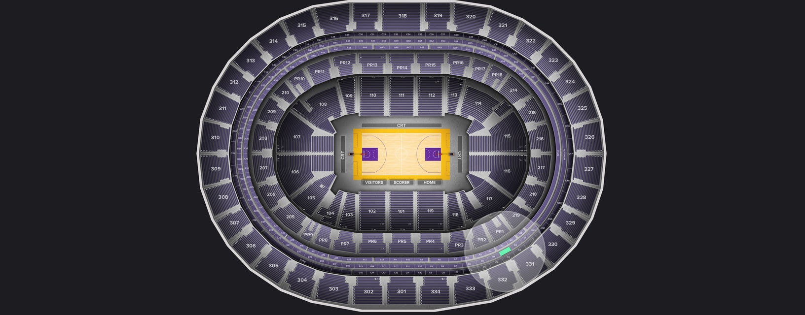 Seat view from Suite