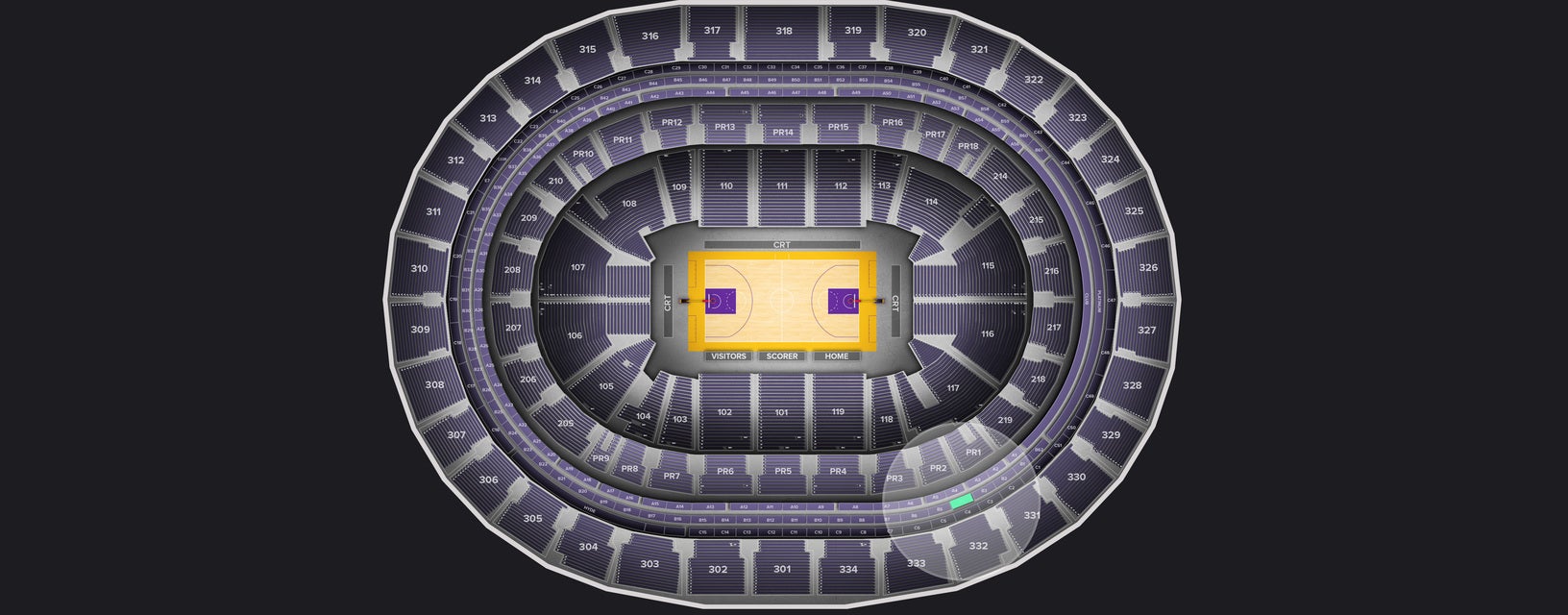 Seat view from Suite