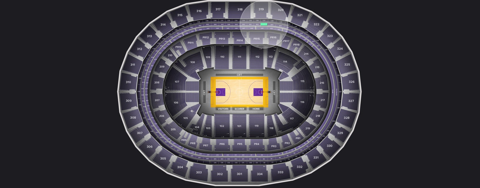 Seat view from Suite