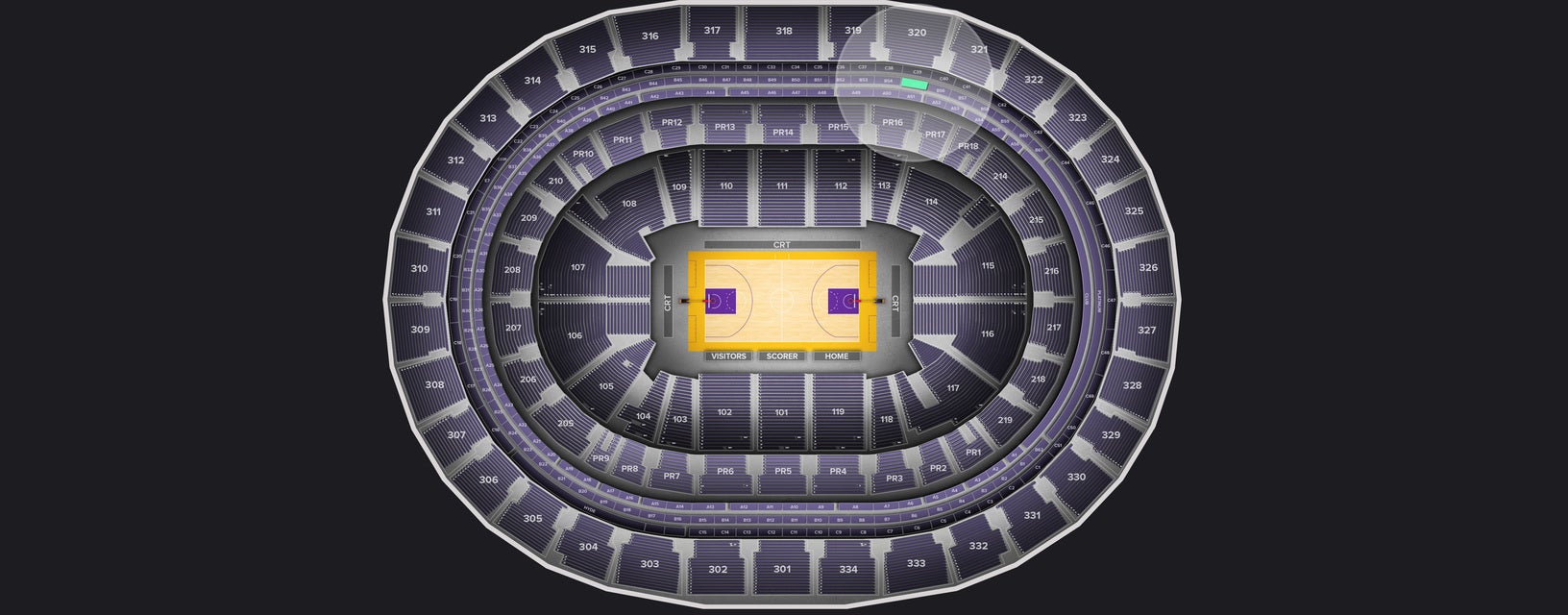 Seat view from Suite