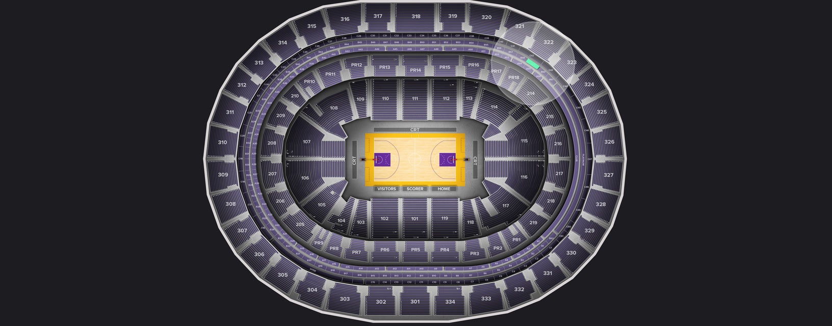 Seat view from Suite