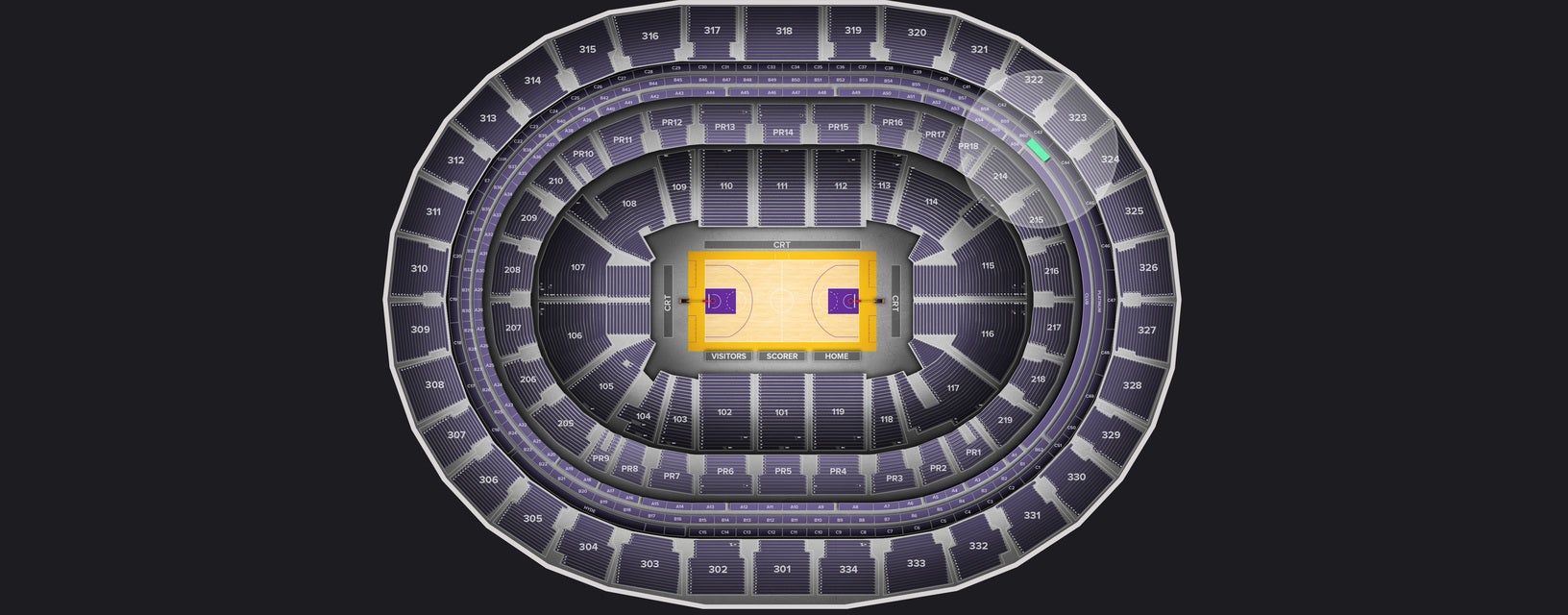 Seat view from Suite