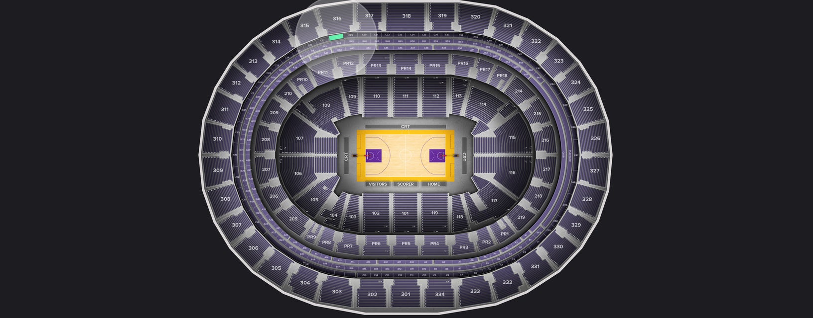 Seat view from Suite