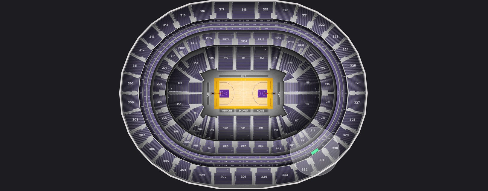 Seat view from Suite