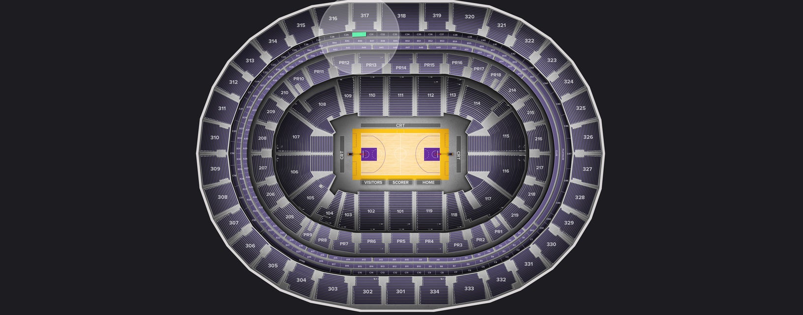 Seat view from Suite