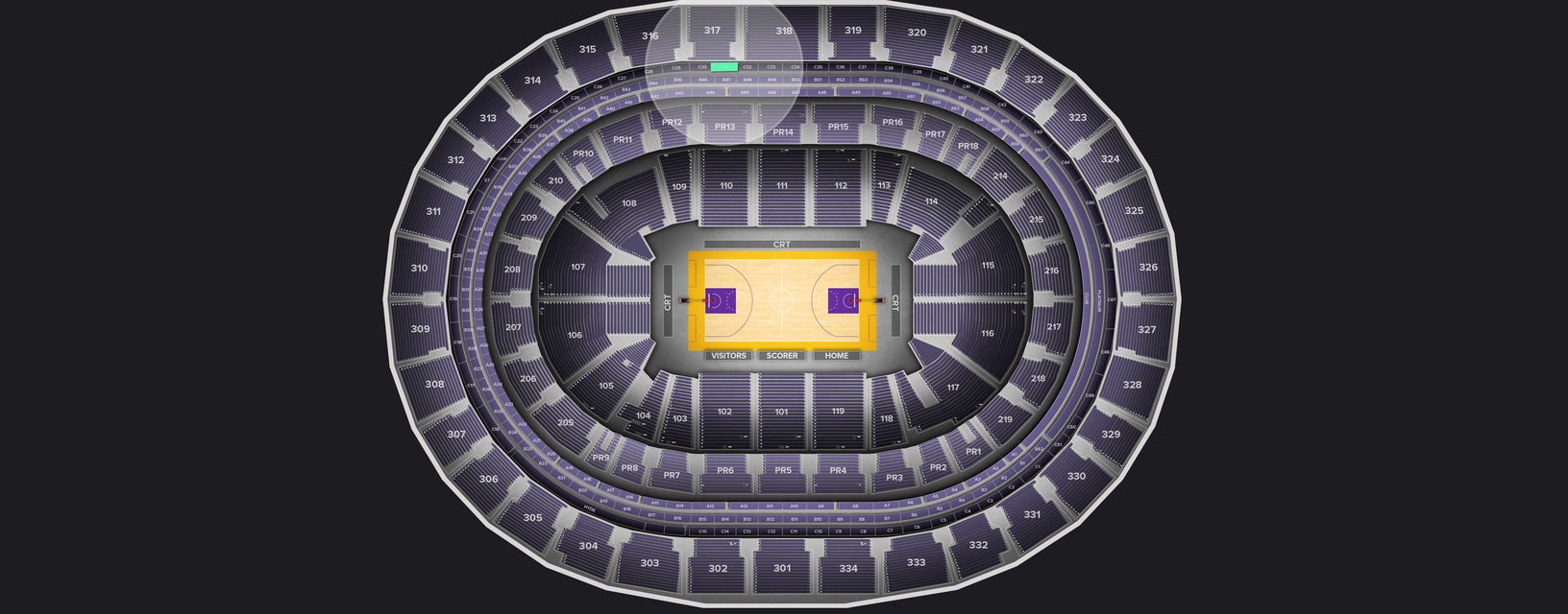 Seat view from Suite
