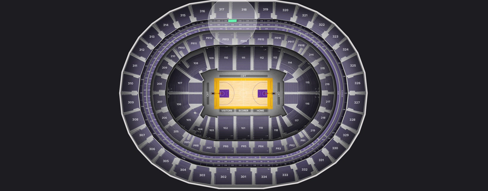 Seat view from Suite