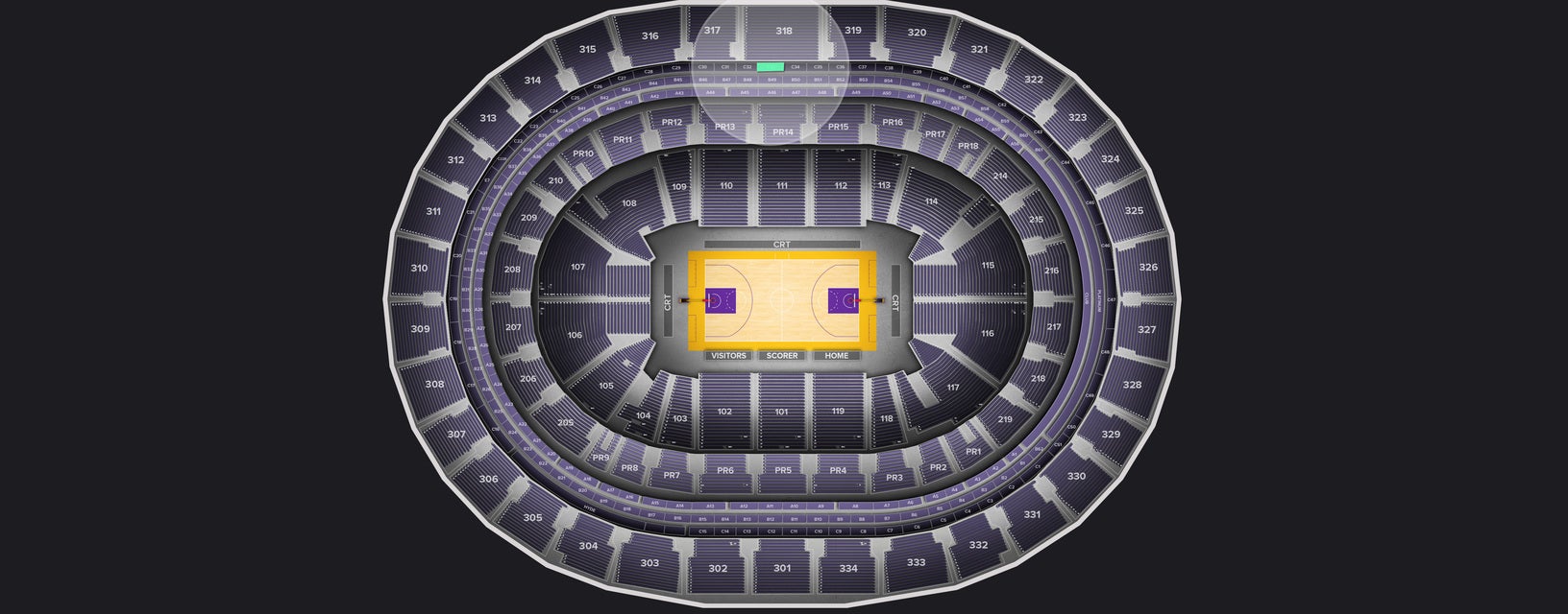 Seat view from Suite