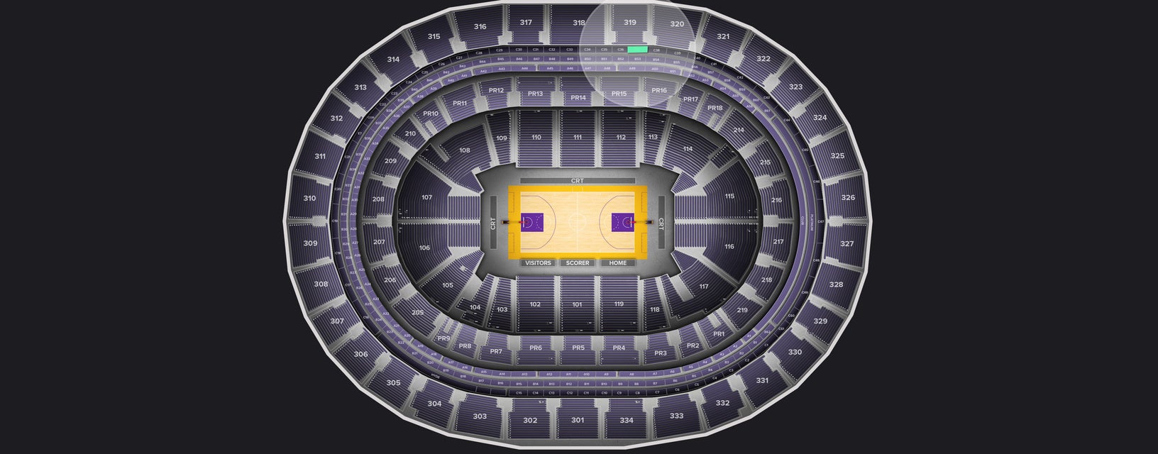 Seat view from Suite