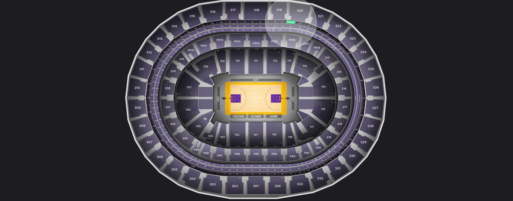 Seat view from Suite