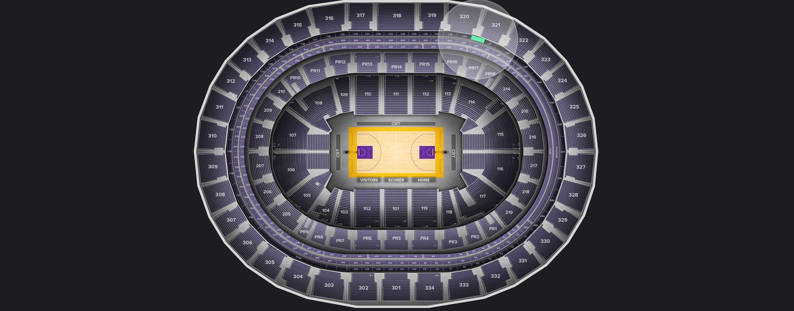 Seat view from Suite