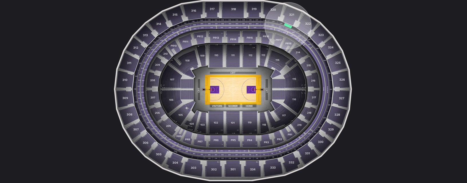 Seat view from Suite