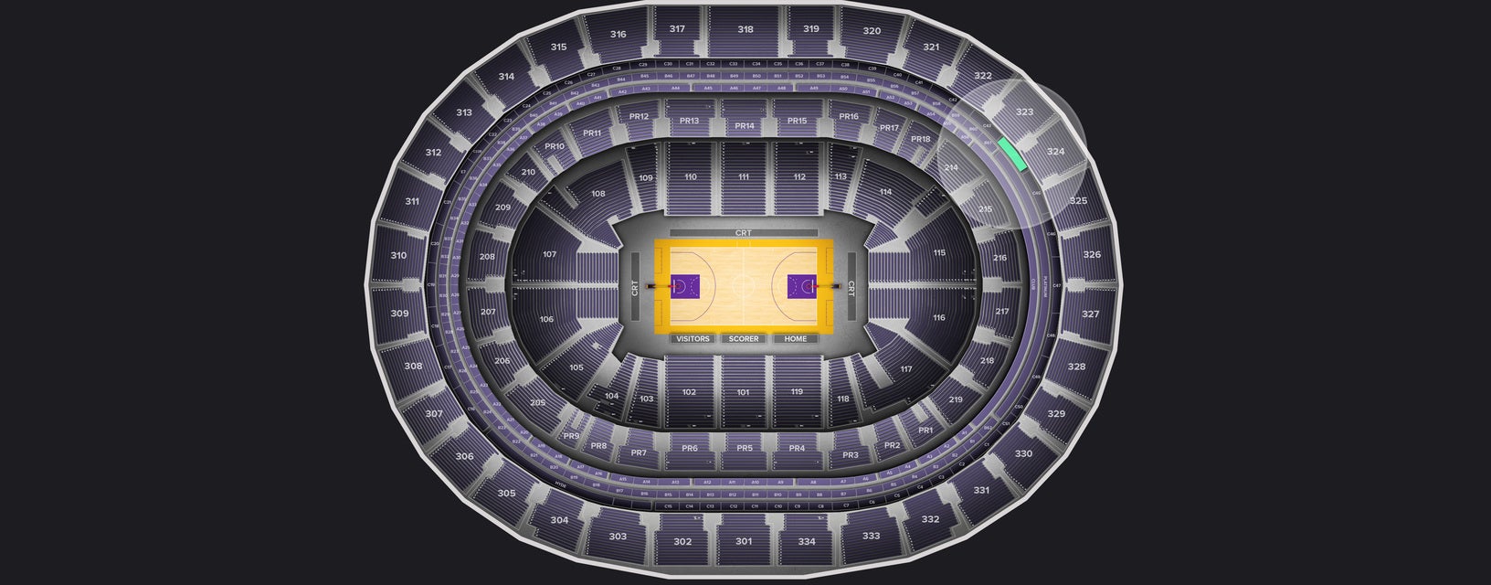 Seat view from Suite
