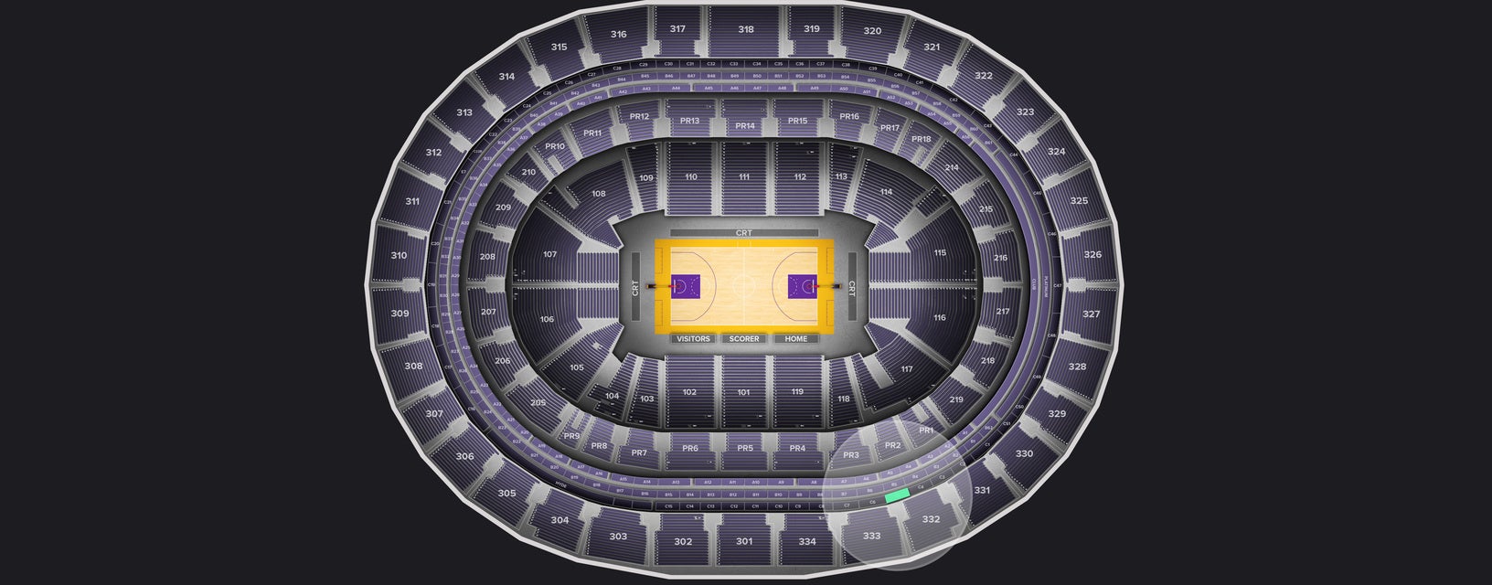 Seat view from Suite