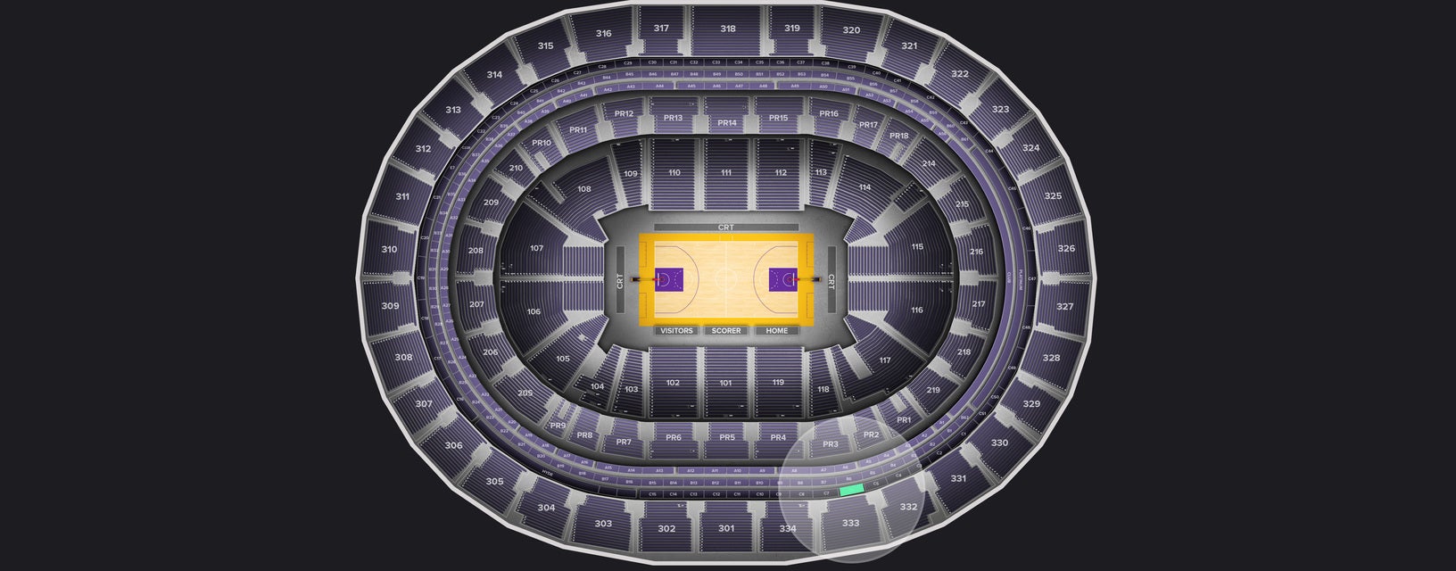 Seat view from Suite