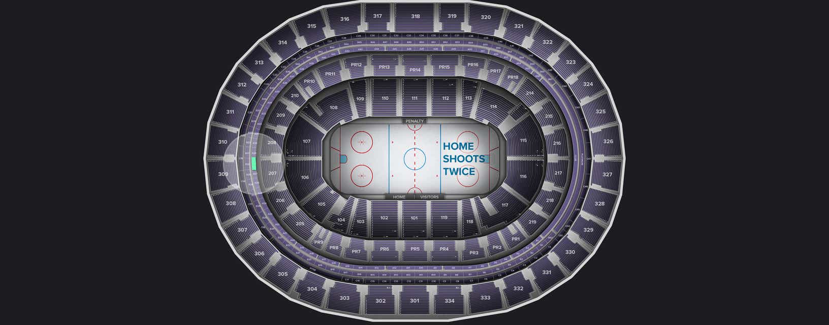 Seat view from Suite