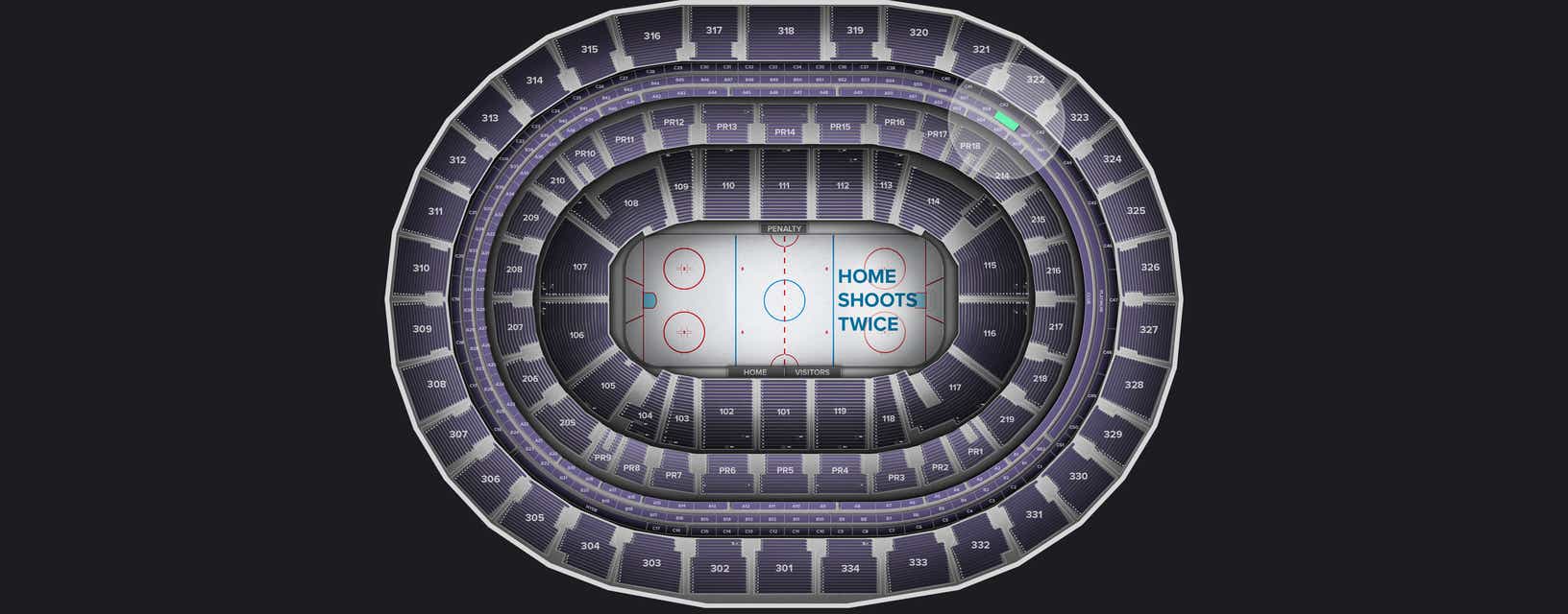 Seat view from Suite