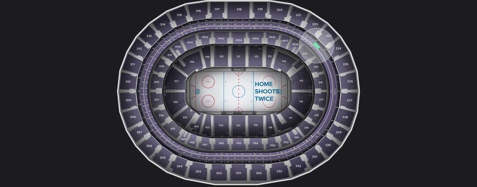 Seat view from Suite