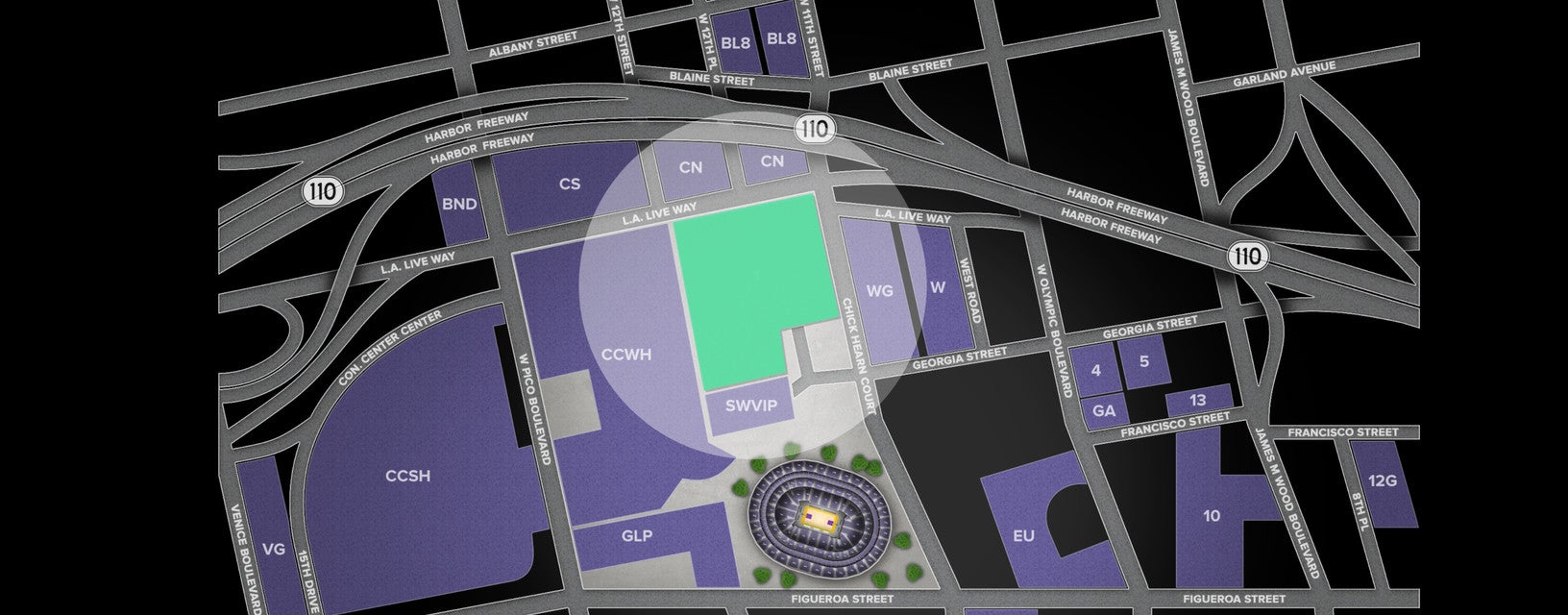 Seat view from Lot 1
