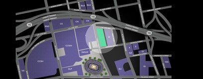 Seat view from West Garage