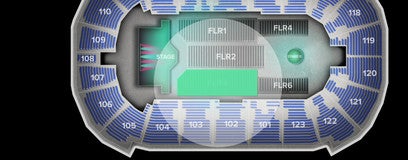 Seat view from Floor