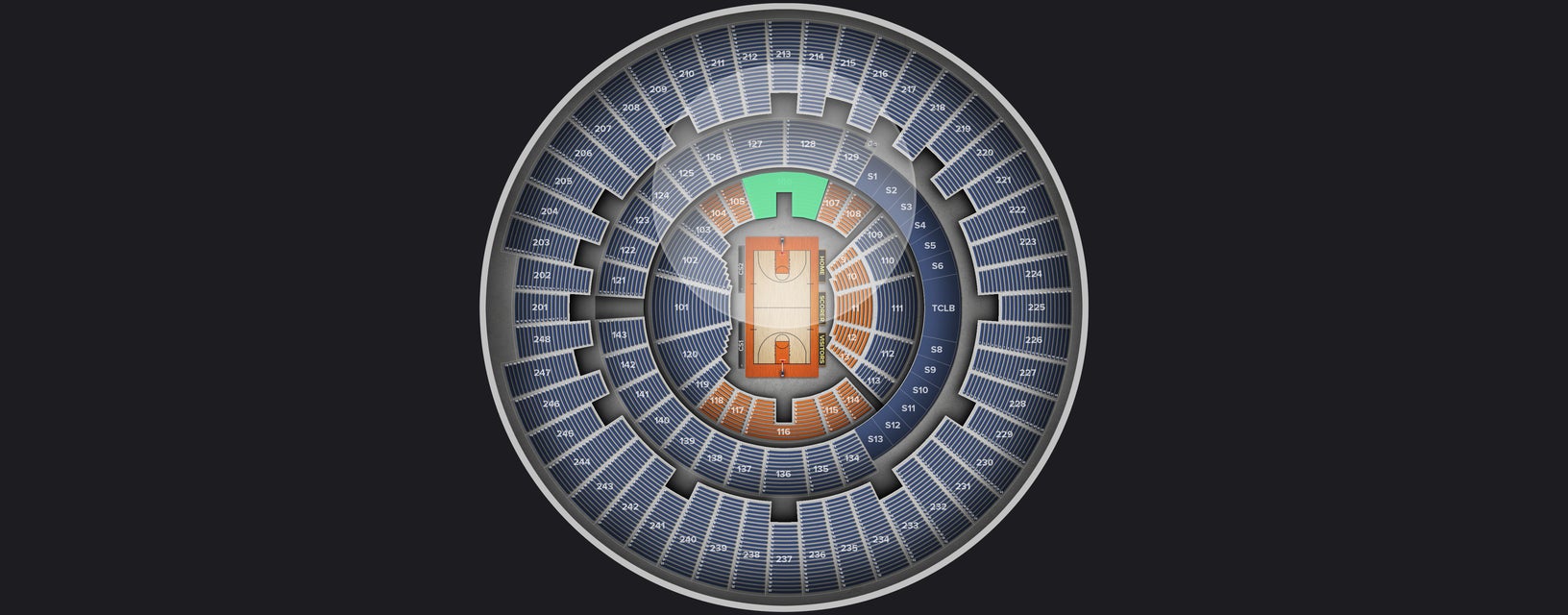 Seat view from Lower