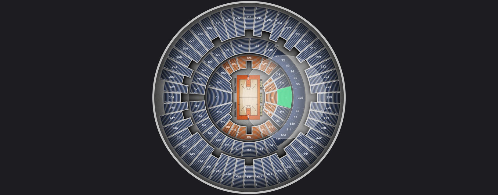 Seat view from Lower